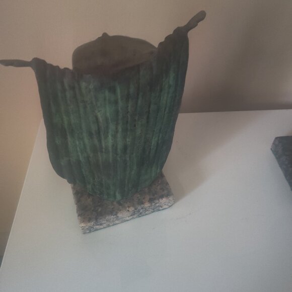 SERGIO BUSTAMANTE "MOON WITH DRESS" BRONZE SCULPTURE - Picture 4 of 4